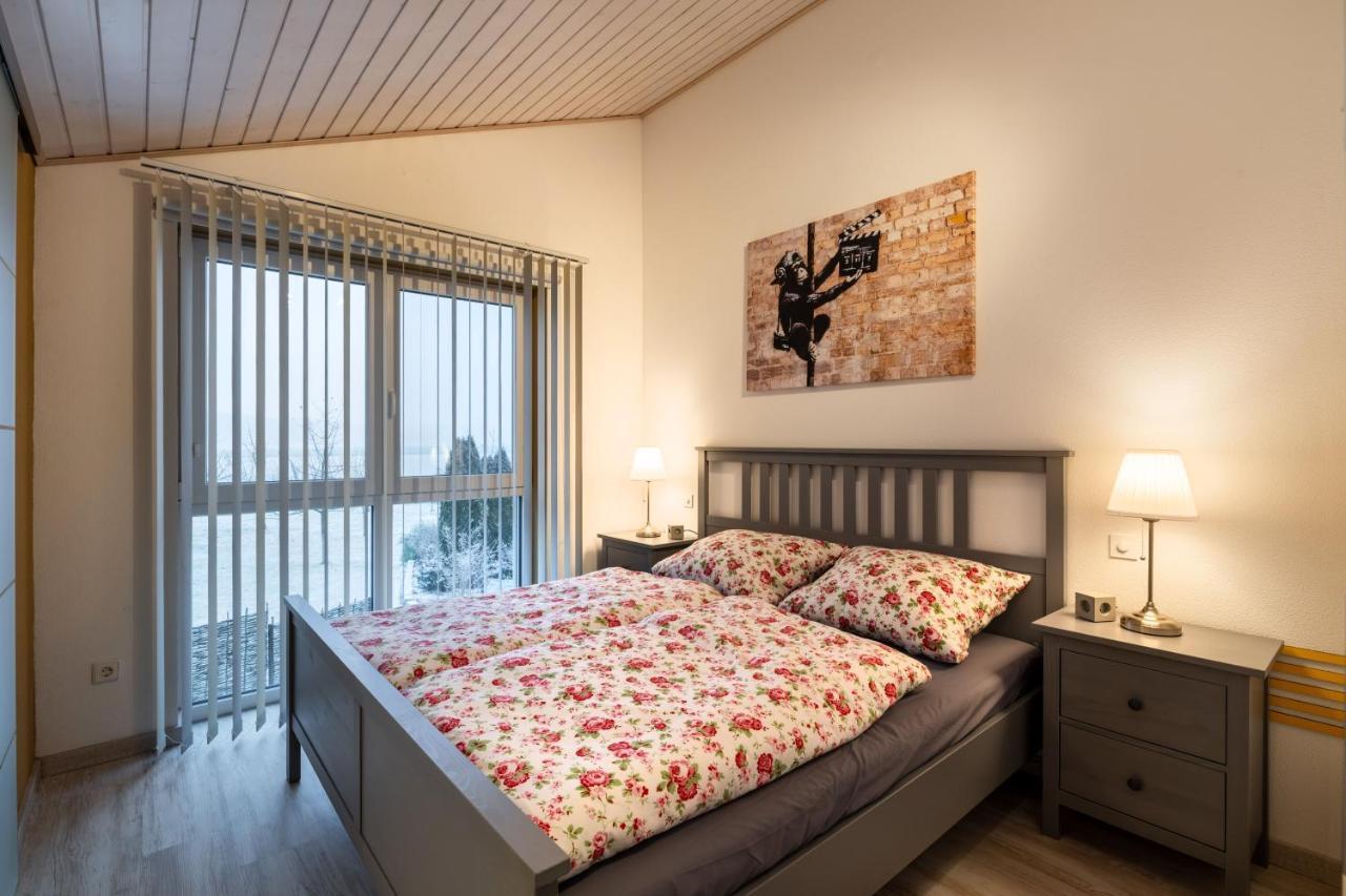 Gemuetliche Ferienwohnung Mit Panoramablick Muttensweiler ภายนอก รูปภาพ