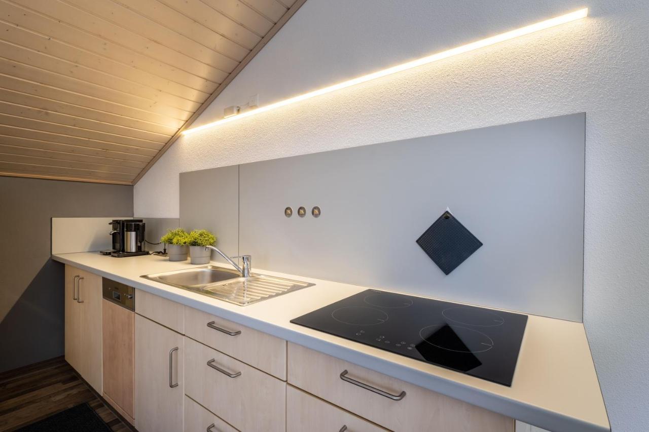 Gemuetliche Ferienwohnung Mit Panoramablick Muttensweiler ภายนอก รูปภาพ